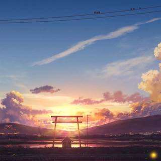 Anime scenery 4k iPhone wallpaper