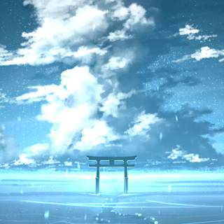 Anime scenery 4k iPhone wallpaper