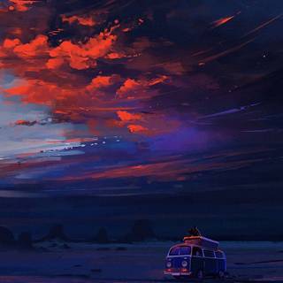 Anime scenery 4k iPhone wallpaper