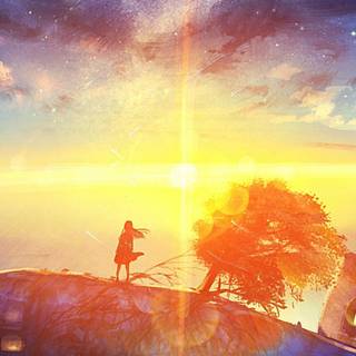 Anime scenery 4k iPhone wallpaper