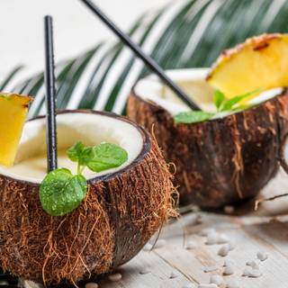 Coconut 4k wallpaper