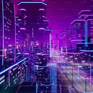 Cyber desktop 4k wallpaper