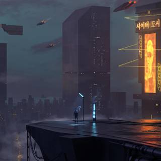 Cyber desktop 4k wallpaper