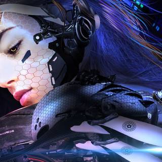 Cyber desktop 4k wallpaper