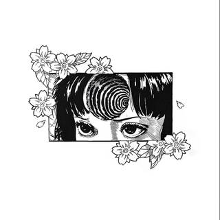 Black and white anime mobile wallpaper