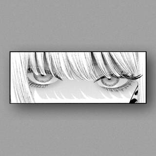 Black and white anime mobile wallpaper