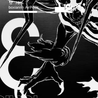 Black and white anime mobile wallpaper