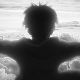 Black and white anime mobile wallpaper