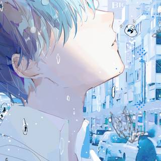 Mobile anime boy wallpaper