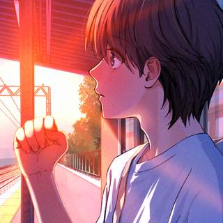 Mobile anime boy wallpaper