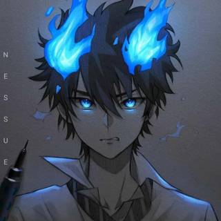 Mobile anime boy wallpaper