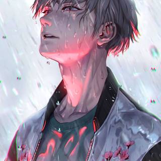 Mobile anime boy wallpaper