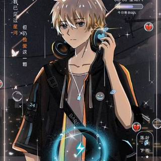 Mobile anime boy wallpaper