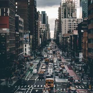 iPhone 4k city wallpaper