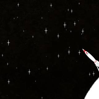 Minimal space 4k wallpaper