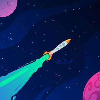 Minimal space 4k wallpaper