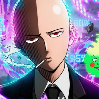 Anime Saitama 4k wallpaper