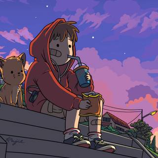 4k anime boy PC wallpaper