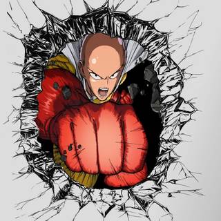 Anime Saitama 4k wallpaper