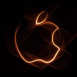 4k neon orange wallpaper