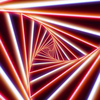 4k neon orange wallpaper