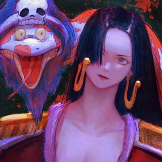 Boa Hancock 4k PC wallpaper