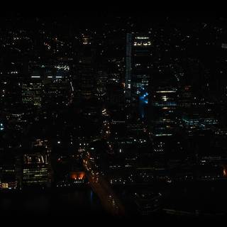 Dark city aesthetic desktop wallpaper