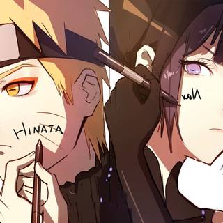 Naruto and Hinata desktop wallpaper