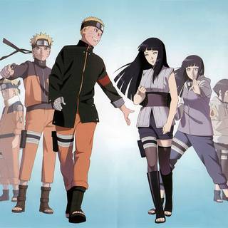 Naruto and Hinata desktop wallpaper