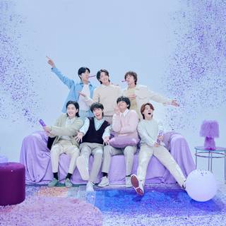 BTS desktop dark wallpaper