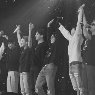 BTS desktop dark wallpaper