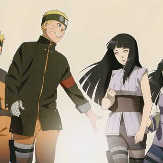 Naruto and Hinata desktop wallpaper