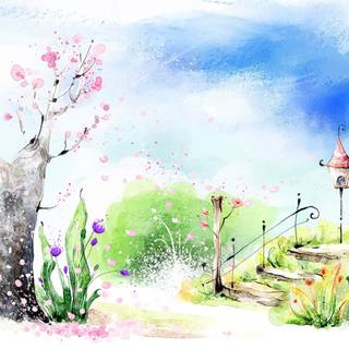 Desktop drawing wallpaper