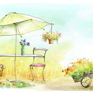 Desktop drawing wallpaper