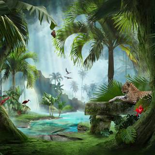 Rainforest wallpaper