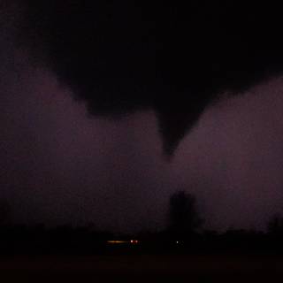 Nocturnal tornado wallpaper