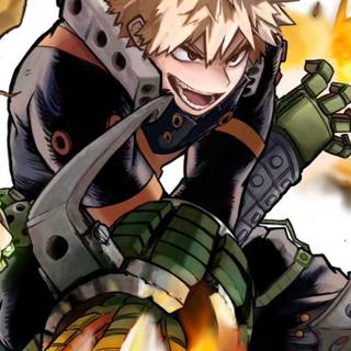 Angry Bakugou wallpaper