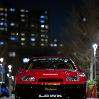 Liberty Walk LBWK IG Nissan E-R34 wallpaper