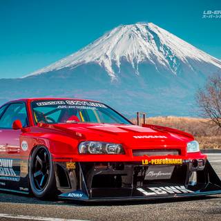 Liberty Walk LBWK IG Nissan E-R34 wallpaper