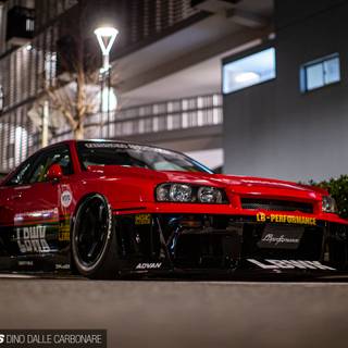 Liberty Walk LBWK IG Nissan E-R34 wallpaper