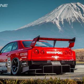 Liberty Walk LBWK IG Nissan E-R34 wallpaper