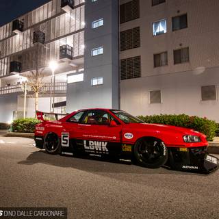 Liberty Walk LBWK IG Nissan E-R34 wallpaper