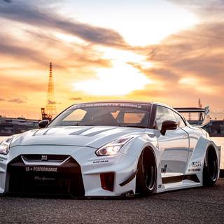 Liberty Walk LBWK IG Nissan E-R34 wallpaper