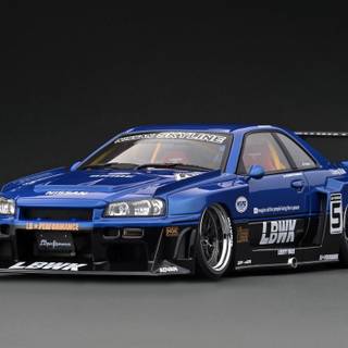 Liberty Walk LBWK IG Nissan E-R34 wallpaper