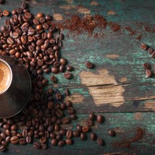 Coffee seed wallpaper