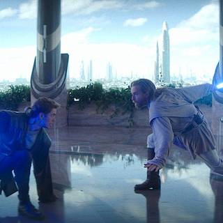 Anakin vs Obi Wan PS5 wallpaper