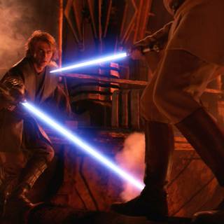 Anakin vs Obi Wan PS5 wallpaper