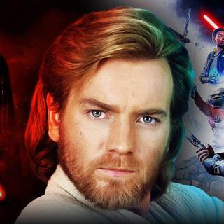 Anakin vs Obi Wan PS5 wallpaper