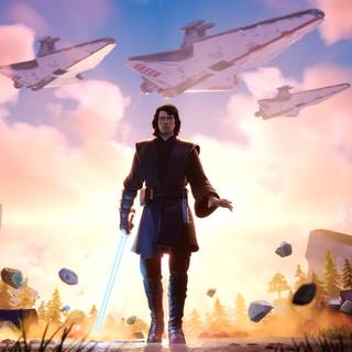 Anakin vs Obi Wan PS5 wallpaper