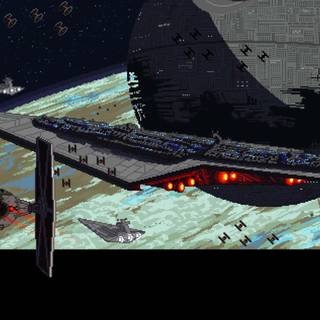 Star Wars pixel wallpaper